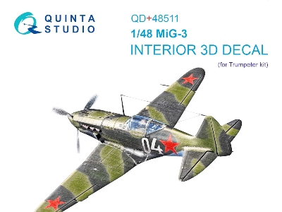 Mig-3 Interior - Interior 3d Decal With 3d-printed Resin Parts (For Trumepter Kits) - image 2