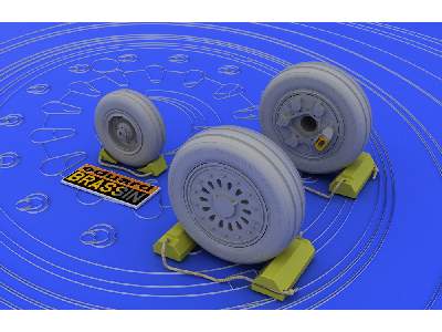 F-16 early wheels 1/48 - Tamiya - image 2