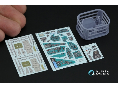 Mil Mi-24 P Hind-f - Interior 3d Decal With 3d-printed Resin Parts (For Trumepter Kits) - image 3