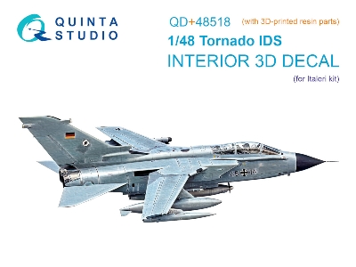 Panavia Tornado Ids - Interior 3d Decal With 3d-printed Resin Parts (For Italeri Kits) - image 2