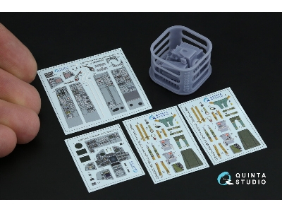 Panavia Tornado Ecr - Interior 3d Decal With 3d-printed Resin Parts (For Italeri Kits) - image 3