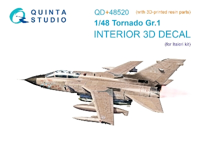 Panavia Tornado Gr.1 - Interior 3d Decal With 3d-printed Resin Parts (For Italeri Kits) - image 2
