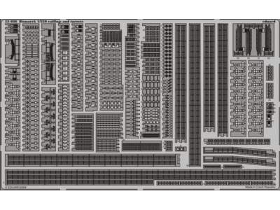 Bismark railings and turrets 1/350 - Revell - image 1