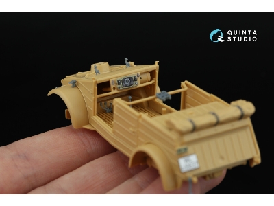 Kubelwagen Type 82 - 3d-printed & Coloured Interior On Decal Paper With 3d-printed Resin Parts (For Tamiya Kits) - image 5