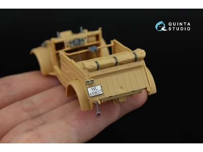 Kubelwagen Type 82 - 3d-printed & Coloured Interior On Decal Paper With 3d-printed Resin Parts (For Tamiya Kits) - image 7