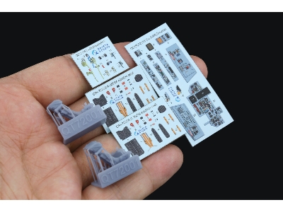 Sukhoi Su-24 M - Interior 3d Decal With 3d-printed Resin Parts (For Zvezda Kits) - image 3