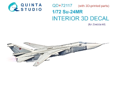 Sukhoi Su-24 Mr - Interior 3d Decal With 3d-printed Resin Parts (For Zvezda Kits) - image 2