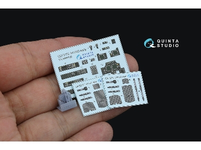 Ah-64 D Apache Early - Interior 3d Decal With 3d-printed Resin Parts (For Academy Kits) - image 3