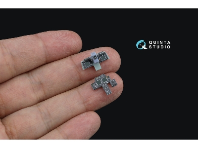 Ah-64 D Apache Early - Interior 3d Decal With 3d-printed Resin Parts (For Academy Kits) - image 11
