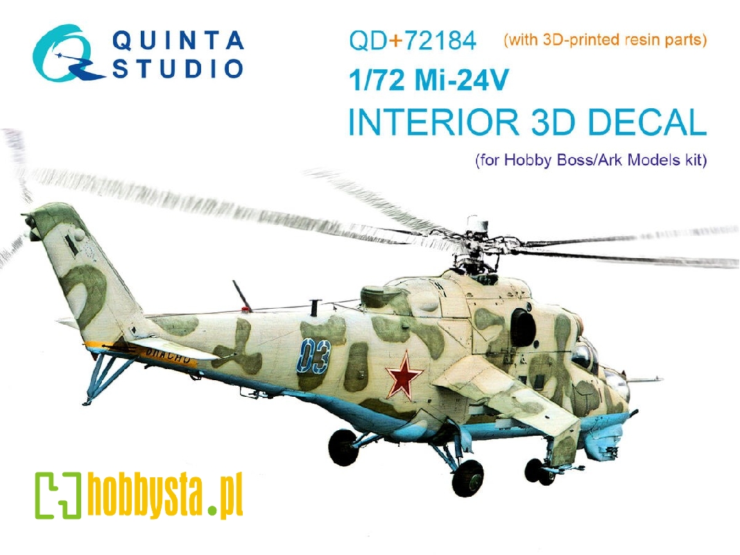 Mil Mi-24v - 3d-printed & Coloured Interior On Decal Paper With 3d-printed Resin Parts (For Hobby Boss / Ark Models Kits) - imag Mil Mi-24v - 3d-printed & Coloured Interior On Decal Paper With 3d-printed Resin Parts (For Hobby Boss / Ark Models Kits) - imag