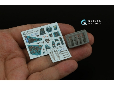 Mil Mi-24v - 3d-printed & Coloured Interior On Decal Paper With 3d-printed Resin Parts (For Hobby Boss / Ark Models Kits) - imag