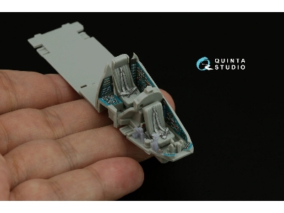 Mil Mi-24v - 3d-printed & Coloured Interior On Decal Paper With 3d-printed Resin Parts (For Hobby Boss / Ark Models Kits) - imag