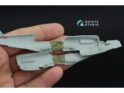 Cutiss P-40 N Warhawk -3d-printed & Coloured Interior On Decal Paper With 3d-printed Resin Parts (For Academy Kits) - image 6