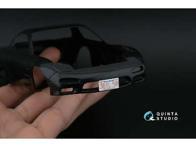 Mazda Rx-7 Fd - 3d-printed & Coloured Interior On Decal Paper With Metal Sticker Parts (For Tamiya Kits) - image 6
