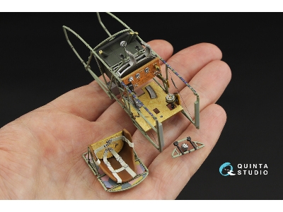 Fokker D.Vii - 3d-printed & Coloured Interior On Decal Paper (For Wingnut Wings Kits) - image 3
