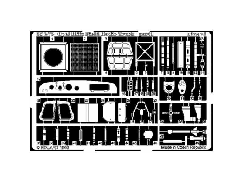 Blitz Field Radio Track 1/35 - Italeri - image 1