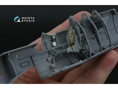 Supermarine Spitfire Mk.V - 3d-printed & Coloured Interior On Decal Paper (For Kotare Kits) - image 3