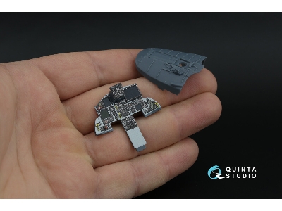 Mcdonnell Douglas F-15 C Pad-upgraded - 3d-printed & Coloured Interior On Decal Paper With 3d-printed Resin Parts (For Tamiya Ki