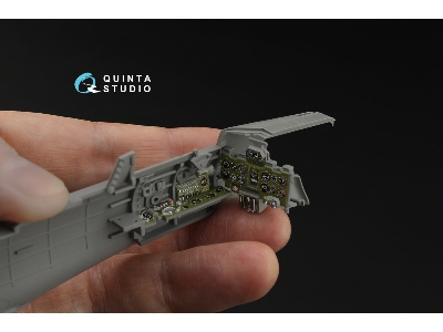A6m2 Zero (Mitsubishi Prod.) - 3d-printed & Coloured Interior On Decal Paper (For Border Model Kits) - image 3