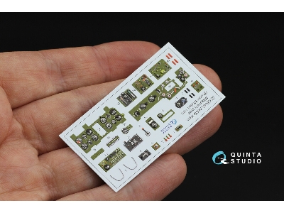 A6m2 Zero (Mitsubishi Prod.) - 3d-printed & Coloured Interior On Decal Paper (For Border Model Kits) - image 8
