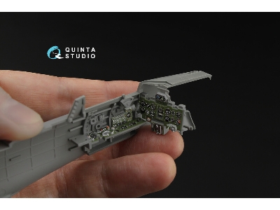 A6m2 Zero (Nakajima Prod.) - 3d-printed & Coloured Interior On Decal Paper (For Border Model Kits) - image 3