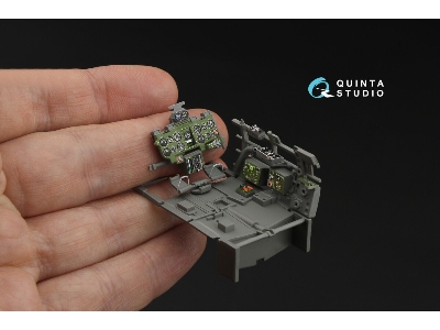 A6m2 Zero (Nakajima Prod.) - 3d-printed & Coloured Interior On Decal Paper (For Border Model Kits) - image 4