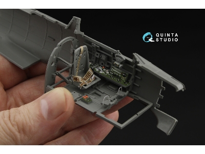 A6m2 Zero (Nakajima Prod.) - 3d-printed & Coloured Interior On Decal Paper (For Border Model Kits) - image 5