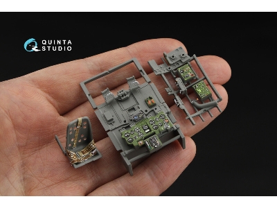 A6m2 Zero (Nakajima Prod.) - 3d-printed & Coloured Interior On Decal Paper (For Border Model Kits) - image 7