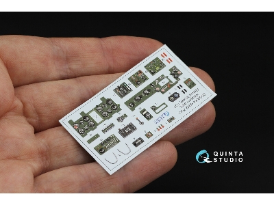 A6m2 Zero (Nakajima Prod.) - 3d-printed & Coloured Interior On Decal Paper (For Border Model Kits) - image 8