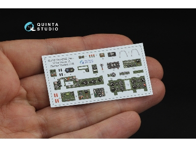 A6m2 Zero (Nakajima Prod.) - 3d-printed & Coloured Interior On Decal Paper (For Border Model Kits) - image 9