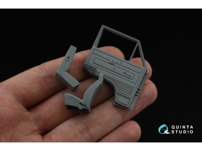 Bundeswehr Vw T3 Family - 3d-printed & Coloured Interior On Decal Paper (For Takom Kits) - image 5