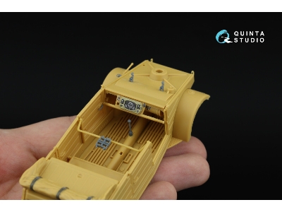 Kubelwagen Type 82 - 3d-printed & Coloured Interior On Decal Paper With 3d-printed Resin Parts (For Hero Kits) - image 7