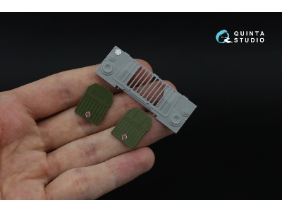 Gaz-66 - 3d-printed & Coloured Interior On Decal Paper (For Zvezda Kits) - image 3