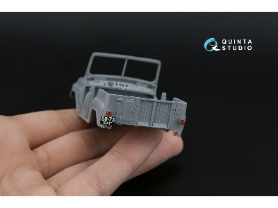 Uaz-469 - 3d-printed & Coloured Interior On Decal Paper (For Zvezda Kits) - image 3
