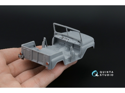 Uaz-469 - 3d-printed & Coloured Interior On Decal Paper (For Zvezda Kits) - image 4