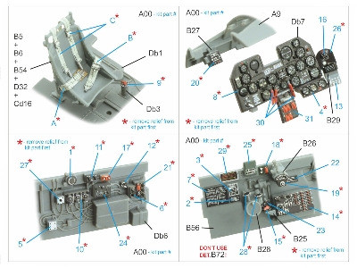 Republic P-47 D-30 Thunerbolt - 3d-printed & Coloured Interior On Decal Paper (For Miniart Kits) - image 2