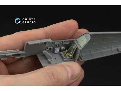 Messerschmitt Bf-109 E-3/E-4 - 3d-printed & Coloured Interior On Decal Paper (For Hobby Bosskits) - image 4
