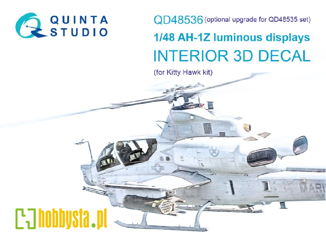 Bell Ah-1 Z Zulu Cobra / Viper Luminous Displays - 3d-printed & Coloured Interior On Decal Paper (For Kitty Hawk Kits) - image 1 Bell Ah-1 Z Zulu Cobra / Viper Luminous Displays - 3d-printed & Coloured Interior On Decal Paper (For Kitty Hawk Kits) - image 1