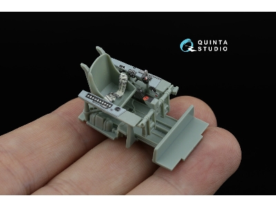 Grumman F3f-2 - 3d-printed & Coloured Interior On Decal Paper (For Academy / Accurate Miniatures Kits) - image 3