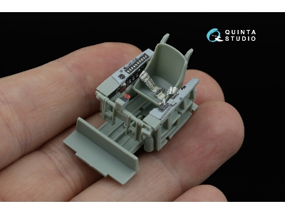 Grumman F3f-2 - 3d-printed & Coloured Interior On Decal Paper (For Academy / Accurate Miniatures Kits) - image 4