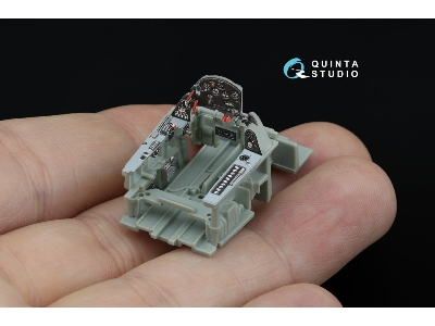 Grumman F3f-2 - 3d-printed & Coloured Interior On Decal Paper (For Academy / Accurate Miniatures Kits) - image 5