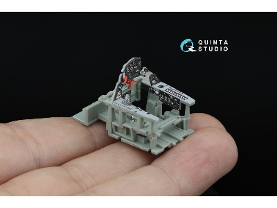 Grumman F3f-2 - 3d-printed & Coloured Interior On Decal Paper (For Academy / Accurate Miniatures Kits) - image 6