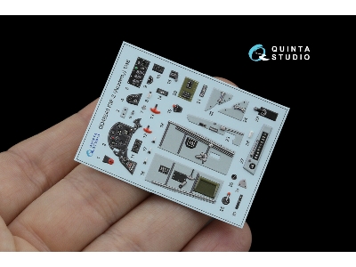 Grumman F3f-2 - 3d-printed & Coloured Interior On Decal Paper (For Academy / Accurate Miniatures Kits) - image 11