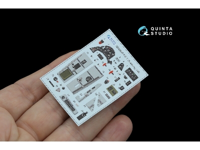 Grumman F3f-2 - 3d-printed & Coloured Interior On Decal Paper (For Academy / Accurate Miniatures Kits) - image 12