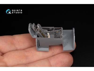 Super Mystere B2 Early - 3d-printed & Coloured Interior On Decal Paper (For Azur / Special Hobby Kits) - image 4