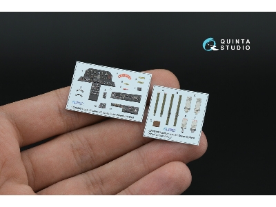 Super Mystere B2 Israeli Sa'ar - 3d-printed & Coloured Interior On Decal Paper (For Special Hobby Kits) - image 13