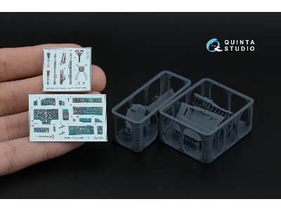Mig-25 Bm - 3d-printed & Coloured Interior On Decal Paper With 3d-printed Resin Parts (For Icm Kits) - image 15
