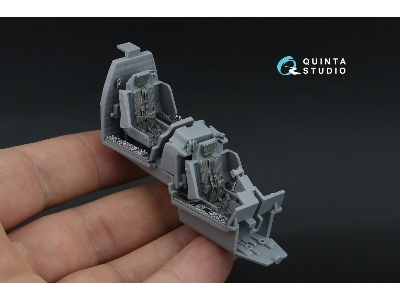 Ah-64 A Apache - 3d-printed & Coloured Interior On Decal Paper (For Hasegawa Kits) - image 5