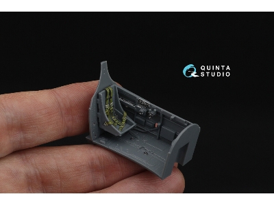 Curtiss P-40 E Warhawk - 3d-printed & Coloured Interior On Decal Paper (For Eduard Kits) - image 6
