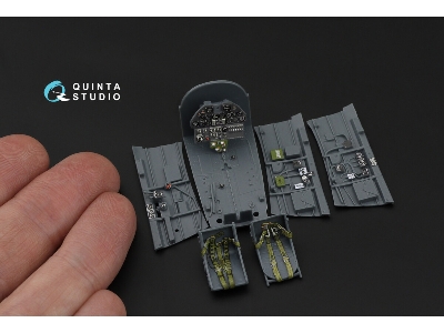 Curtiss P-40 E Warhawk - 3d-printed & Coloured Interior On Decal Paper (For Eduard Kits) - image 12